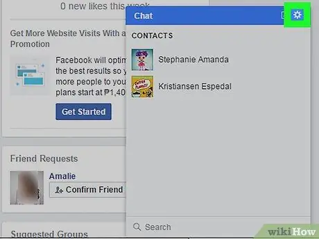 Objevte se offline na Facebooku Messenger na PC nebo Mac Krok 2