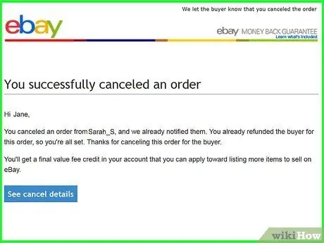 Cancelar un pedido en eBay Paso 44