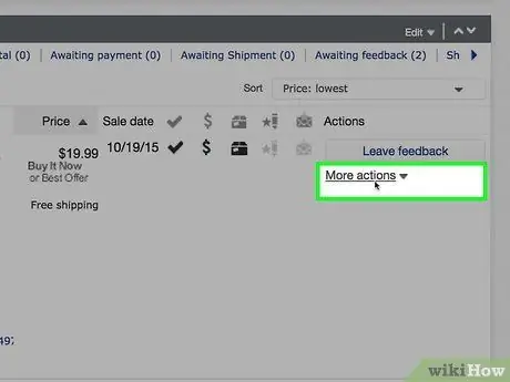 Anulați o comandă pe eBay Pasul 5