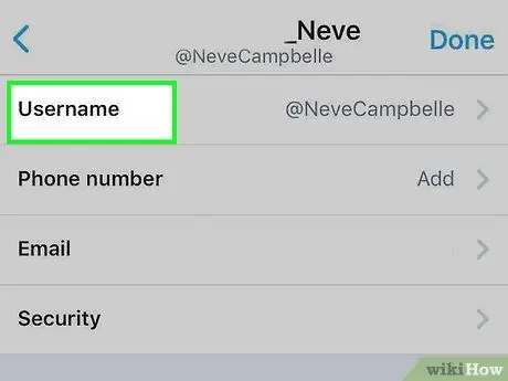 Schimbați-vă numele de utilizator Twitter Pasul 6