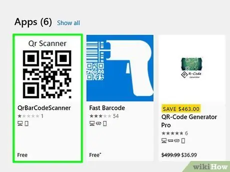 Skenēt uz QR kodu 21. darbība