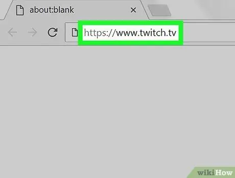 Hoskan di Twitch Langkah 1