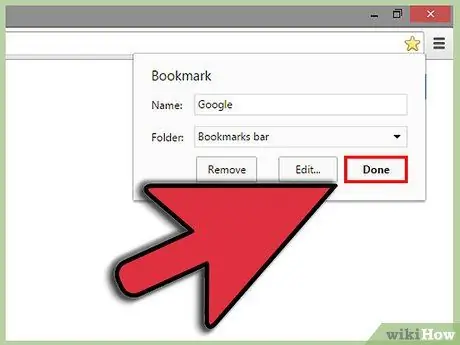 Add a Bookmark on Google Chrome Step 4