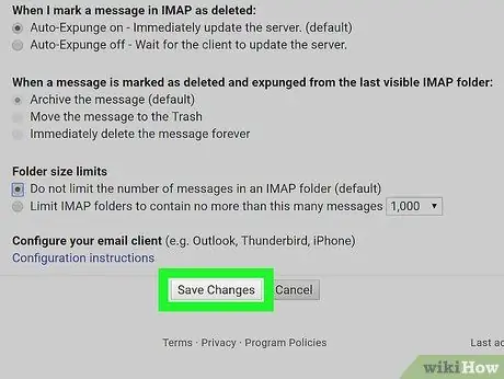 I-sync ang Outlook Sa Gmail Hakbang 6