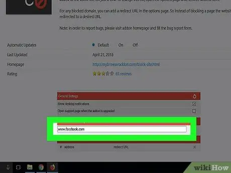 Sekat dan Buka Sekatan Laman Web dengan Firefox Langkah 11