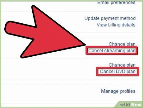 Anulați contul Netflix online Pasul 5