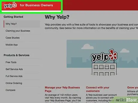 Lukk en Yelp -konto Trinn 9