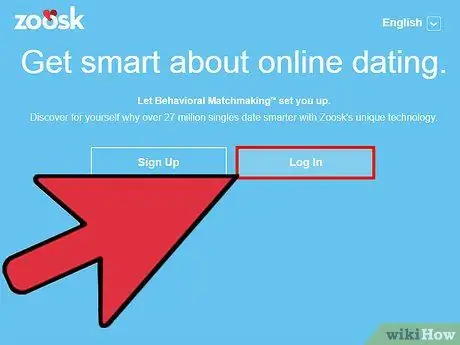 Zoosk Hesabınızı Silin Adım 1