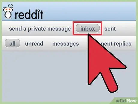 Envoyer des messages sur Reddit Étape 2