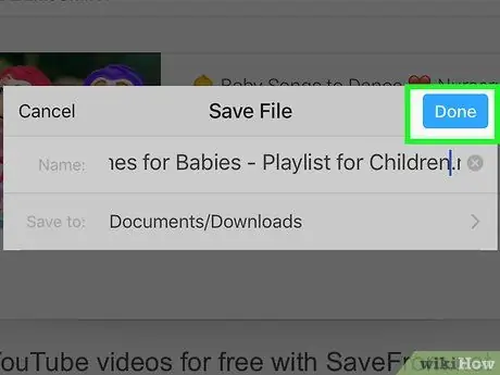 Download YouTube Videos to the iPad Step 20