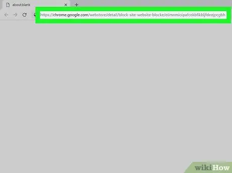 Blokker et nettsted i Google Chrome Trinn 1