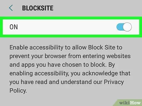 Veebisaidi blokeerimine Google Chrome'is 16. toiming