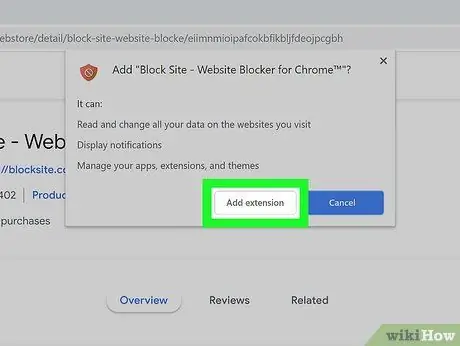 Blokkeer 'n webwerf in Google Chrome Stap 3