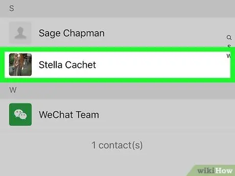 Passer un appel vidéo sur WeChat Étape 3