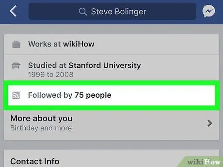 Se følgere på Facebook Trinn 5