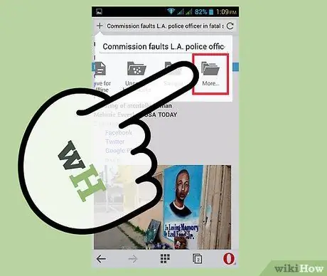 Laai video's af van YouTube met die Opera Mini -webblaaier (selfoon) Stap 11