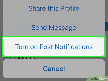 Krok 25: Zapněte nebo vypněte oznámení na Instagramu