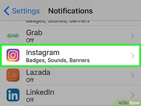 Ative ou desative as notificações no Instagram, etapa 3