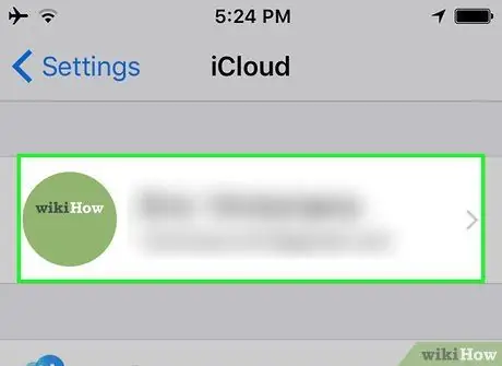 Ändra ditt iCloud -konto Steg 2