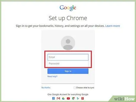 Միացեք Google Chrome- ին Քայլ 9