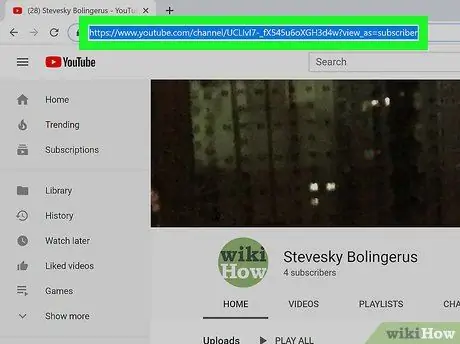 Gumawa ng isang Link ng Mag-subscribe para sa YouTube Channel Hakbang 4