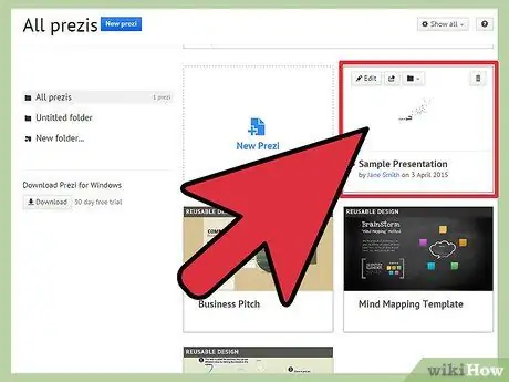 একটি Prezi অফলাইন ধাপ 4 সম্পাদনা এবং উপস্থাপন করুন