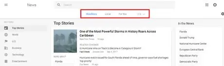 Google News; Section