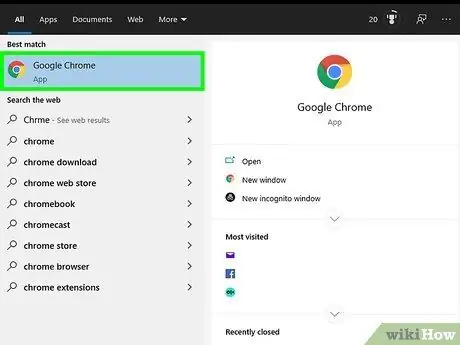 A Google Chrome frissítése 1. lépés