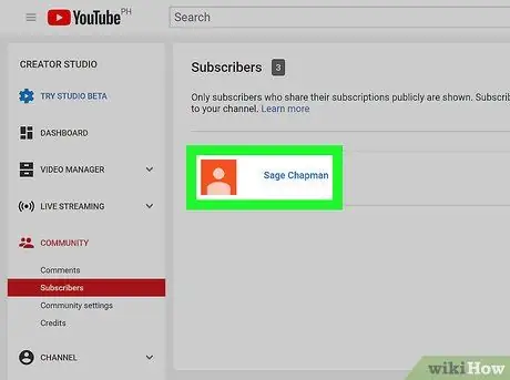 Suprimiu subscriptors de YouTube Pas 11