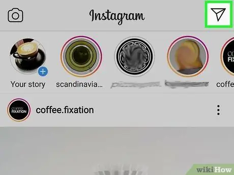 Přímá zpráva na Instagramu Krok 2