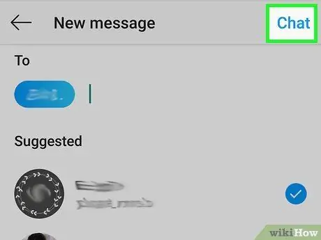 Ujumbe wa moja kwa moja kwenye Instagram Hatua ya 5