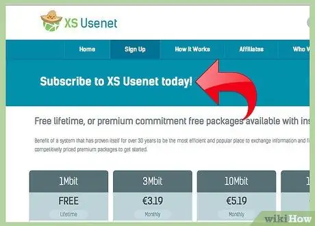 Descàrrega mitjançant Usenet Pas 1