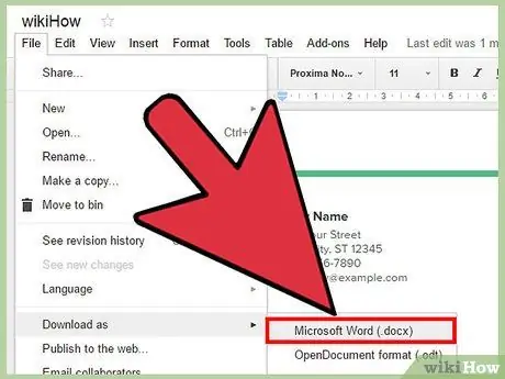 Google Docs مرحله 6 را باز کنید