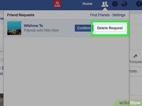 قم بإلغاء طلب صديق على Facebook الخطوة 3