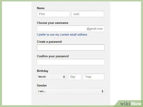 Endre Gmail -adresse Trinn 3