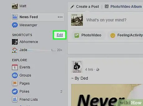 Kho koj li Facebook Shortcuts Kauj Ruam 4