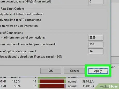 Padidinkite sėklų skaičių „Utorrent“23 veiksme