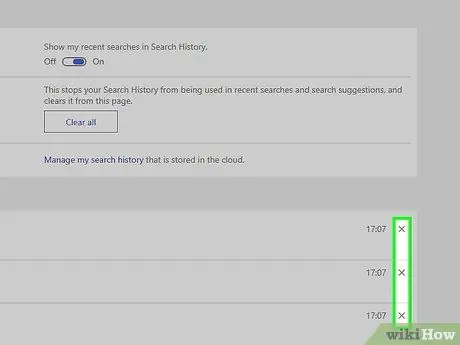 I-clear ang Kasaysayan sa Paghahanap sa Internet Hakbang 7