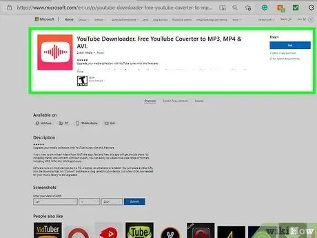 Stiahnite si úplné filmy z YouTube pomocou programu YouTube Downloader, krok 1