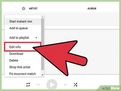 Afegeix imatges de l'àlbum a l'aplicació Google Music Pas 8