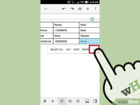 Padamkan Jadual di Google Docs Langkah 18