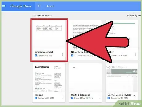 Padamkan Jadual di Google Docs Langkah 6