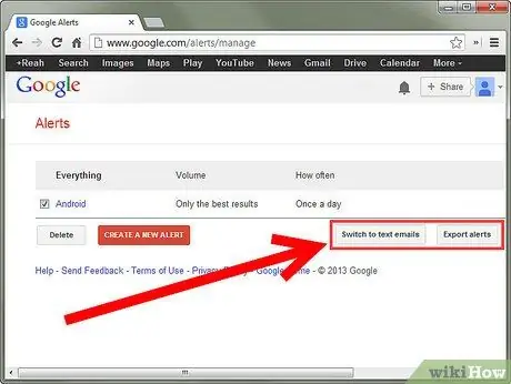 Verwenden Sie Google Alerts Schritt 11