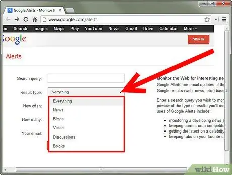 გამოიყენეთ Google Alerts ნაბიჯი 4