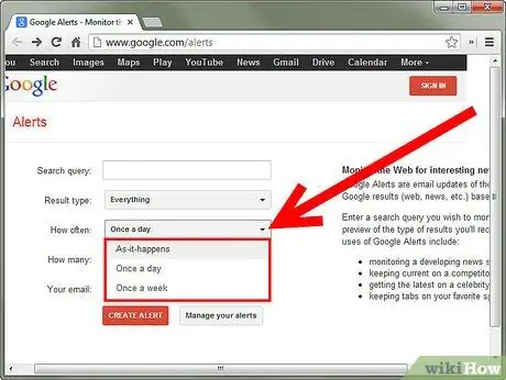 Օգտագործեք Google Alerts Քայլ 5