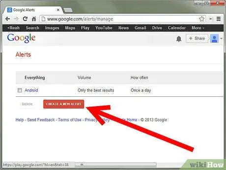 Verwenden Sie Google Alerts Schritt 8
