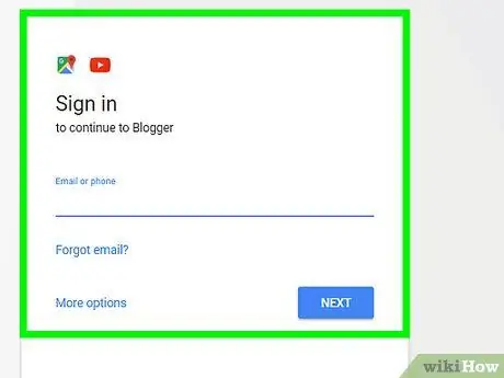 Adicionar um widget à etapa 3 do Blogger