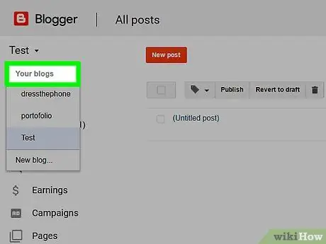 Dodajte Widget u Blogger Korak 6