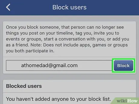 I-block ang Isang Taong Na-block Ka sa Facebook Hakbang 7