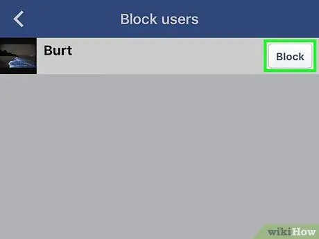 I-block ang Isang Taong Na-block Ka sa Facebook Hakbang 8